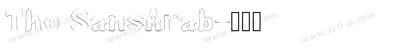 The SansArab字体转换